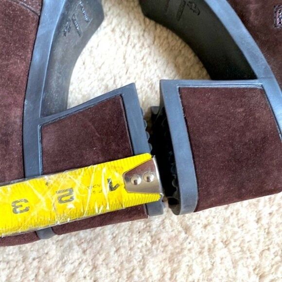 Hush Puppies Brown Suede Side Zip Waterproof Ankle Canada Winter Boots Sz 7.5 - Picture 5 of 12